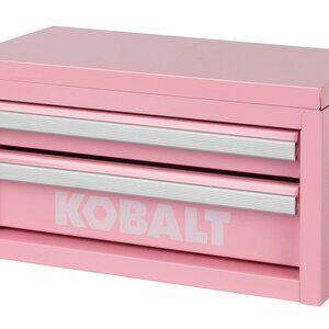 Kobalt Mini 10.83-in W x 5.91-in H x 5.91-in Pink Steel Tool Box